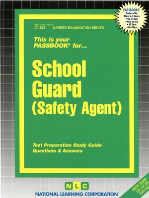 cover image of School Guard (Safety Agent)
